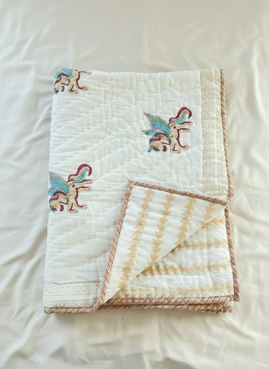 Baby Quilt - Pegasus Print