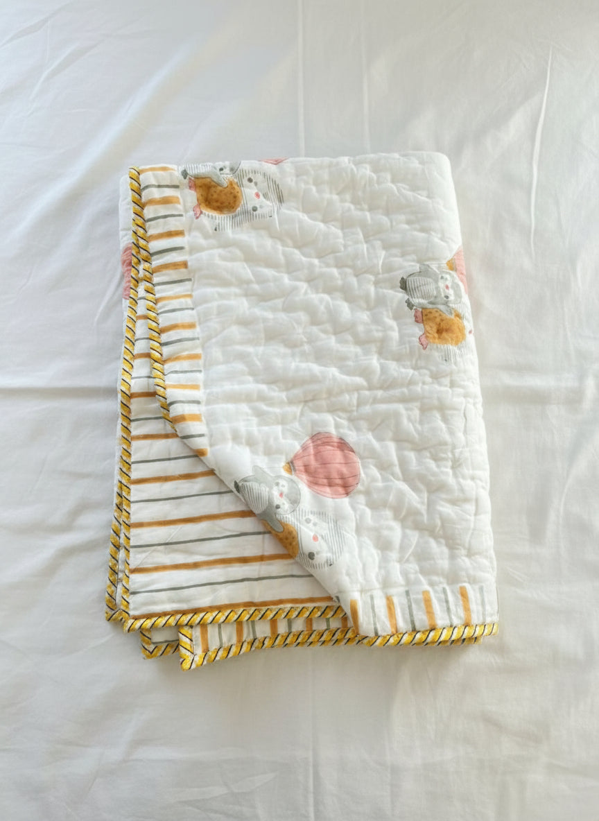 Baby Quilt - Penguins