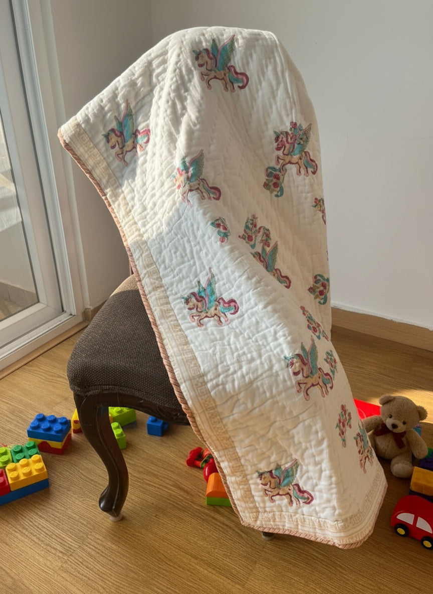 Baby Quilt - Pegasus Print