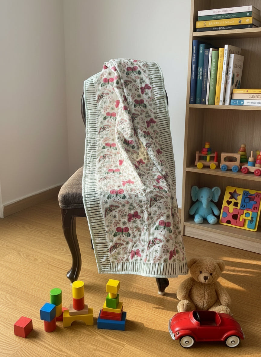 Baby Quilt - Butterflies