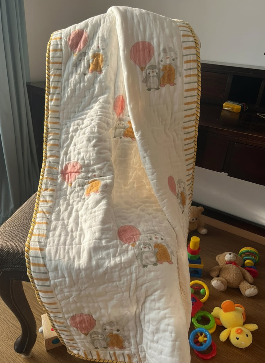 Baby Quilt - Penguins
