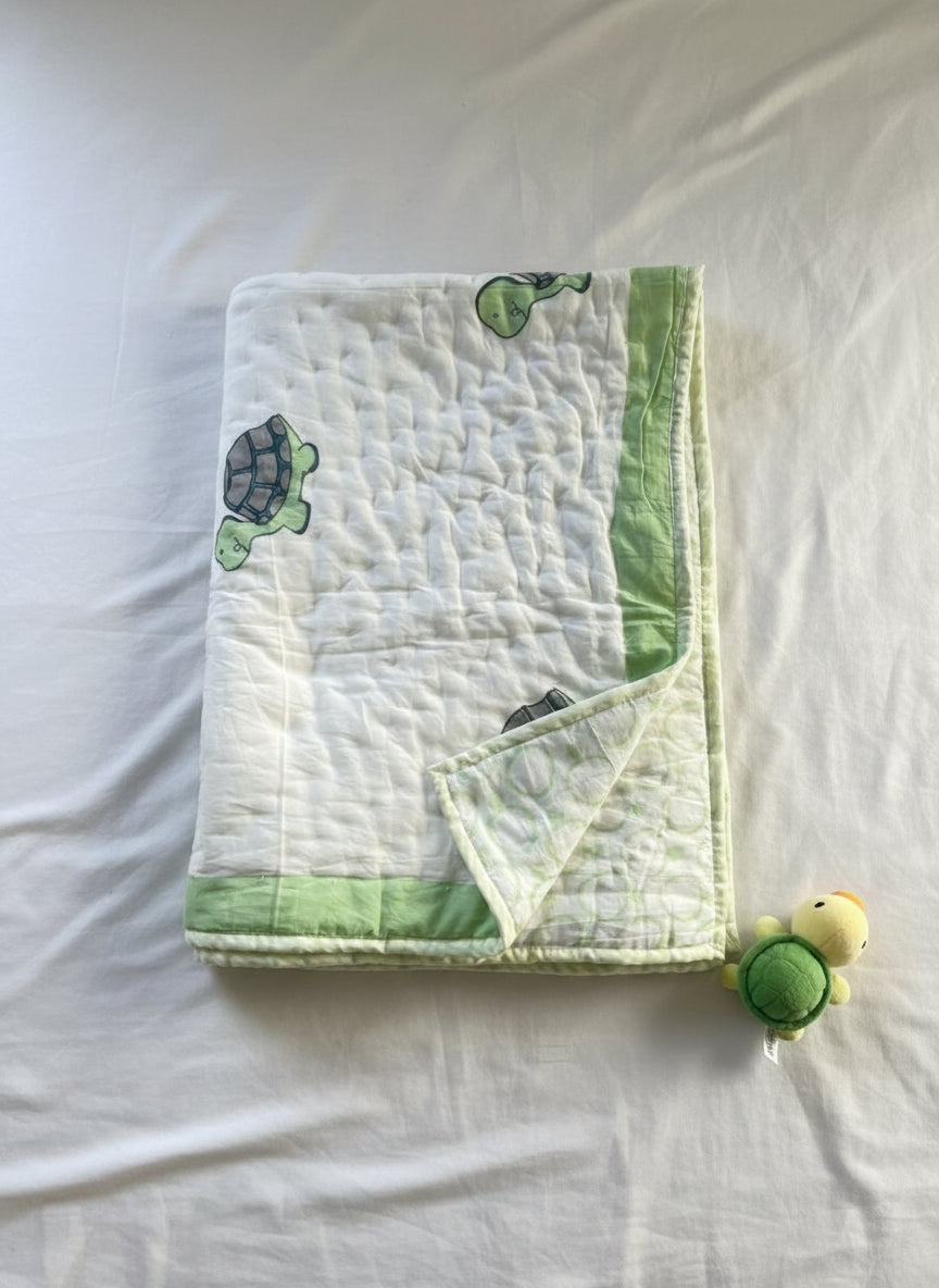 Baby Quilt - Turtles