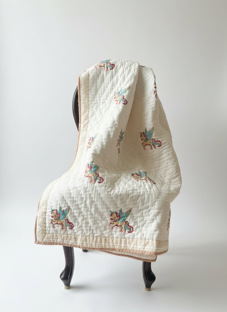 Baby Quilt - Pegasus Print