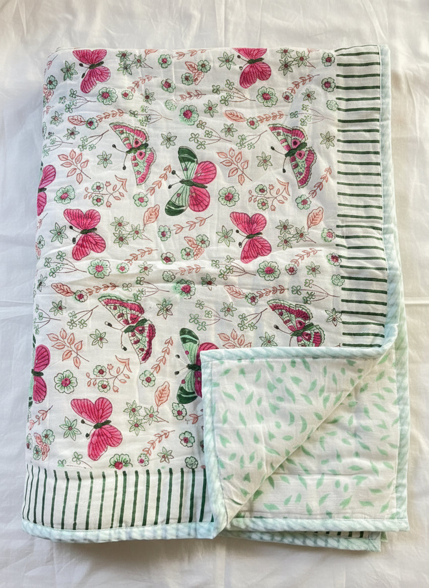 Baby Quilt - Butterflies