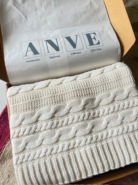 Organic Cotton Knitted Blanket