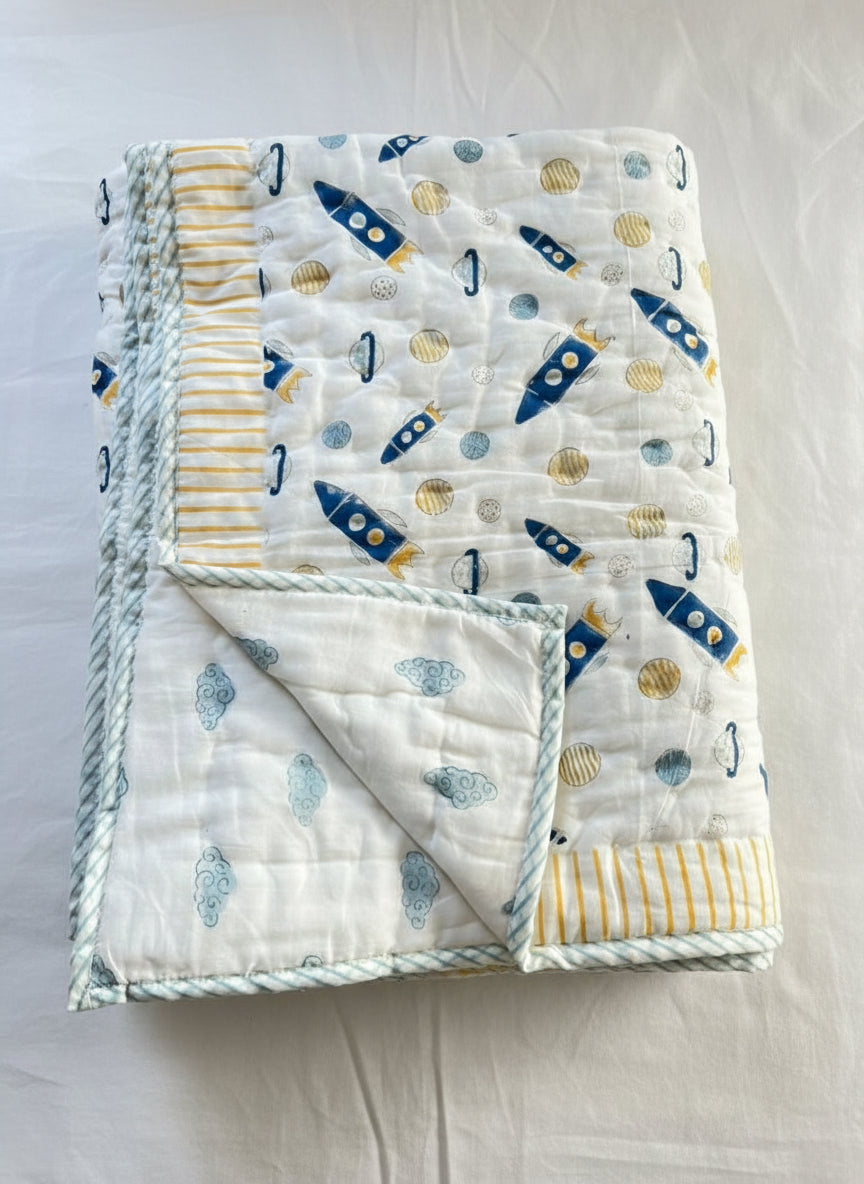 Baby Quilt - Space